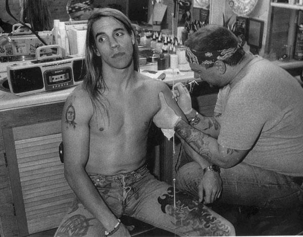 Red hot chili peppers tattoo paris