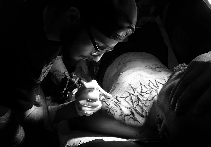 Tatouage lettrage paris guigui tattoo