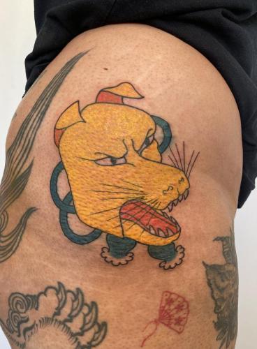 TATOUAGE JAPONAIS TRADITIONNEL BRAS PARIS IREZUMI GUIGUI WABORI KITSUNE TEBORI